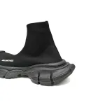 Balenciaga High-Top Sock-Like Platform Black 758429 W2DG1 1010