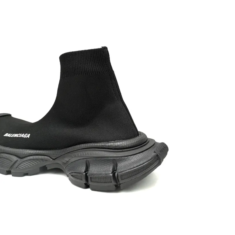 Balenciaga High-Top Sock-Like Platform Black 758429 W2DG1 1010