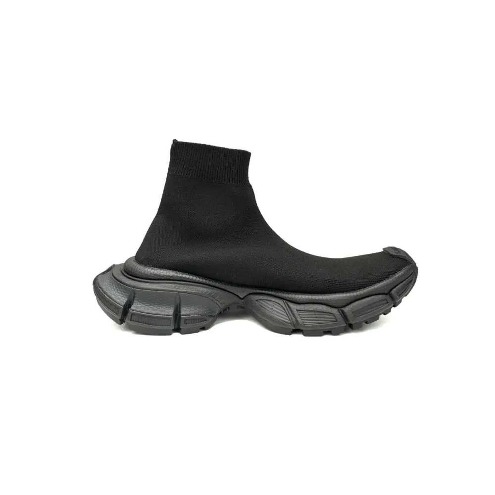 Balenciaga High-Top Sock-Like Platform Black 758429 W2DG1 1010