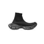 Balenciaga High-Top Sock-Like Platform Black 758429 W2DG1 1010