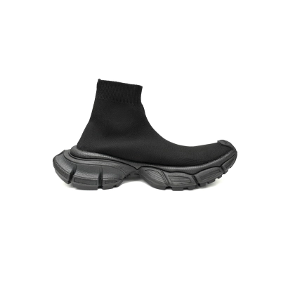 Balenciaga High-Top Sock-Like Platform Black 758429 W2DG1 1010 02