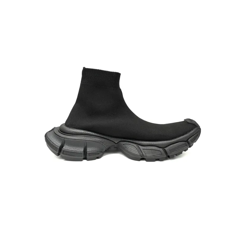 Balenciaga High-Top Sock-Like Platform Black 758429 W2DG1 1010
