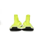 Balenciaga High-Top Sock-Like Platform Fluorescent Green 758429 W2DG1 7090 