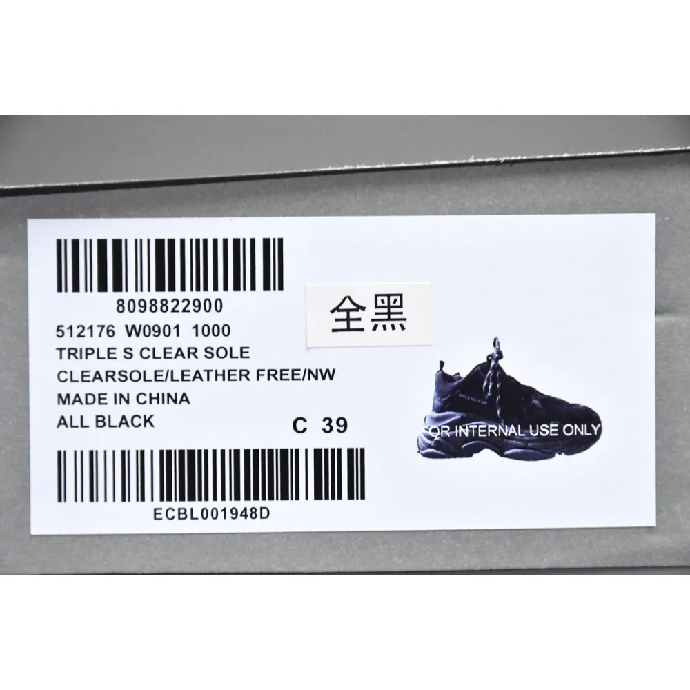 Balenciaga Phantom Triple Black (Women's)  679339 W2E92 1000