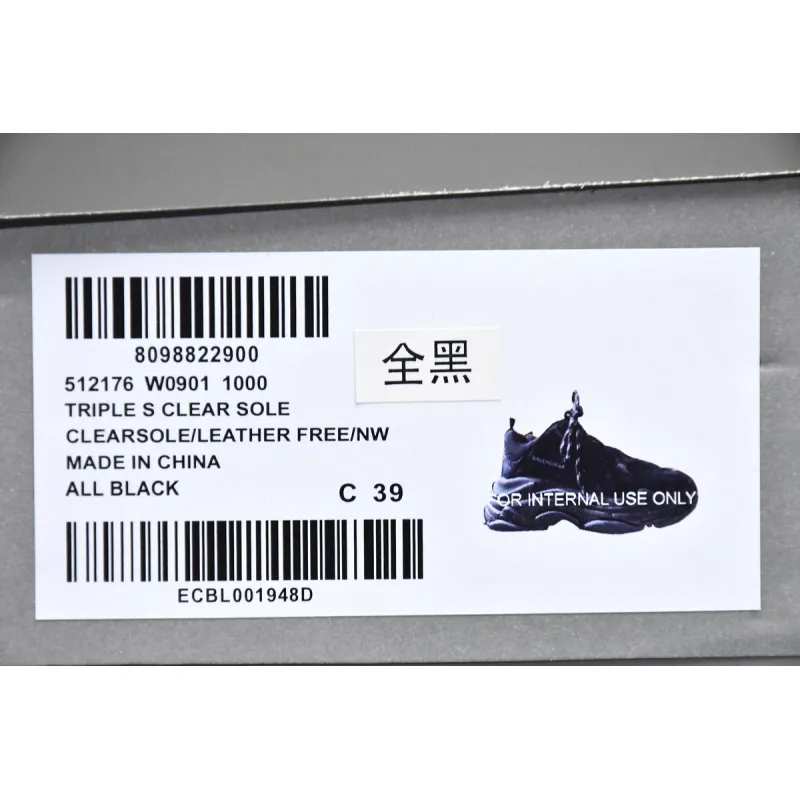 Balenciaga Phantom Triple Black (Women's)  679339 W2E92 1000