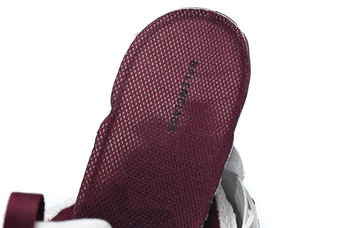 Balenciaga Tess S. White Claret Red  542436 W1JH 1915 