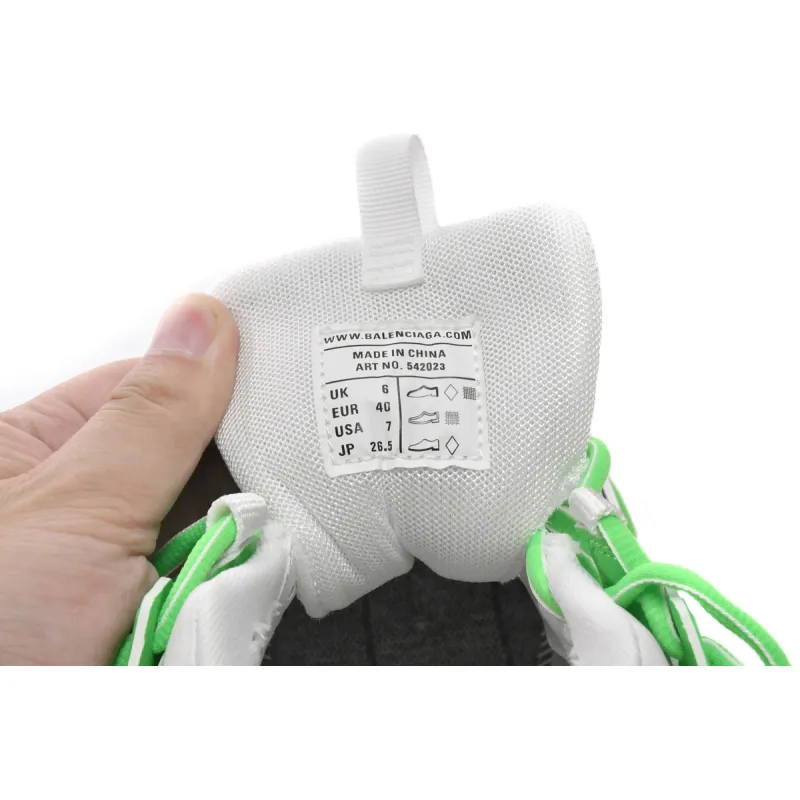 Balenciaga Tess S. White Green 542023 W3HL1 9535 