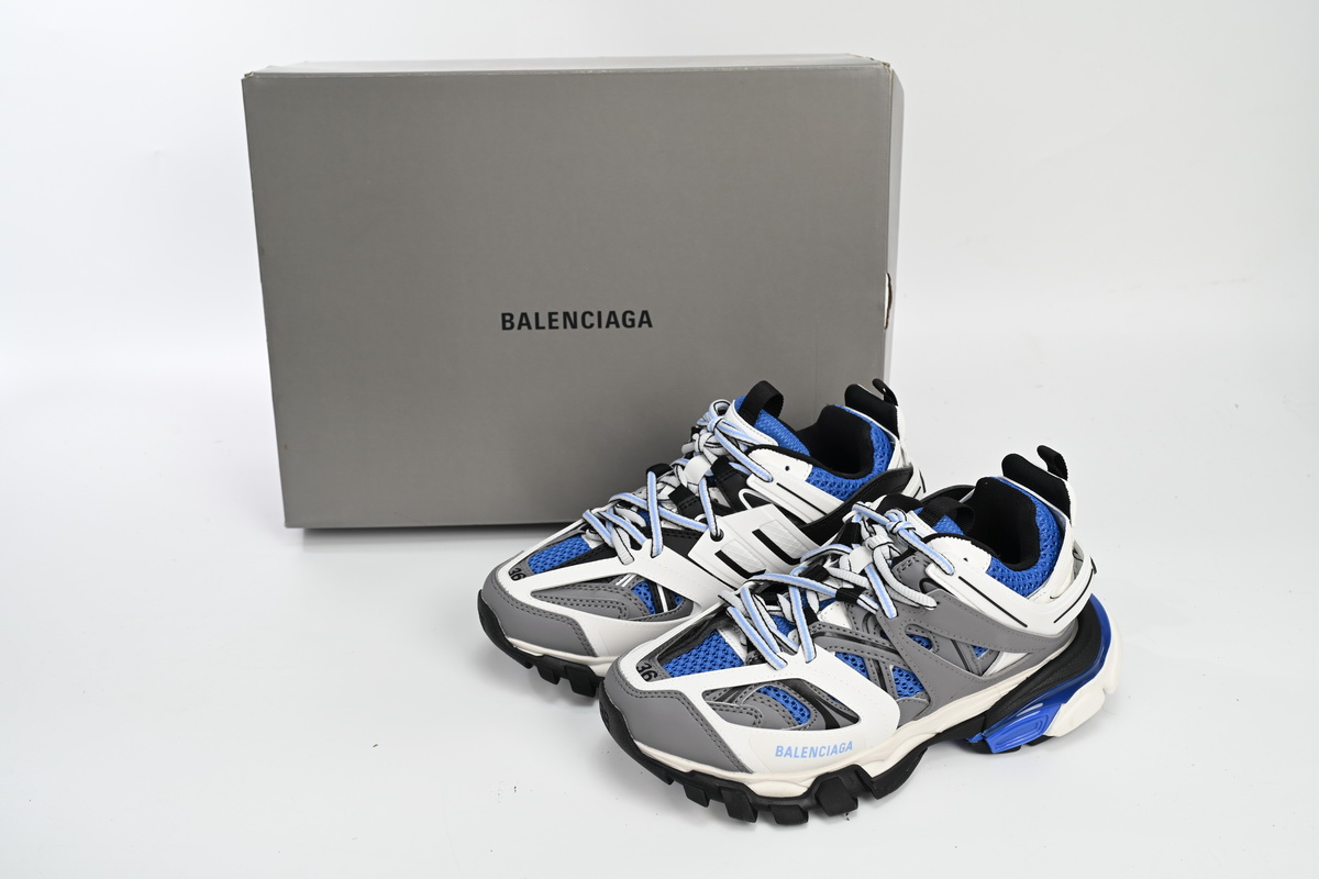 Balenciaga Tess S.Black Black Grey White Blue  542436 W3SR6 2501 