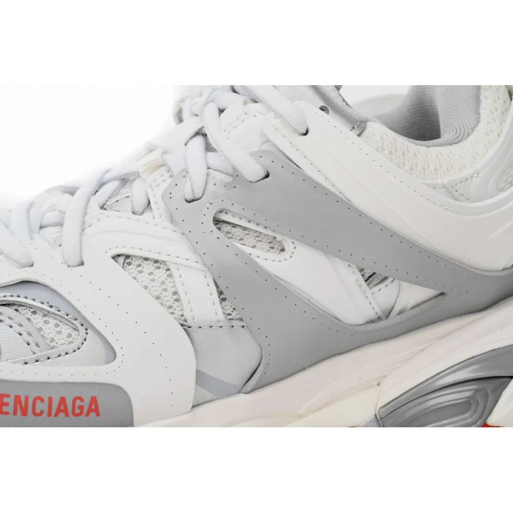 Balenciaga Tess S.White Grey Red 542436 W3DB2 7663