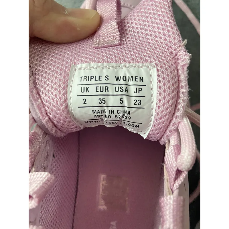 Balenciaga Triple S All Over Pink (Women's) 524039W2FA15090