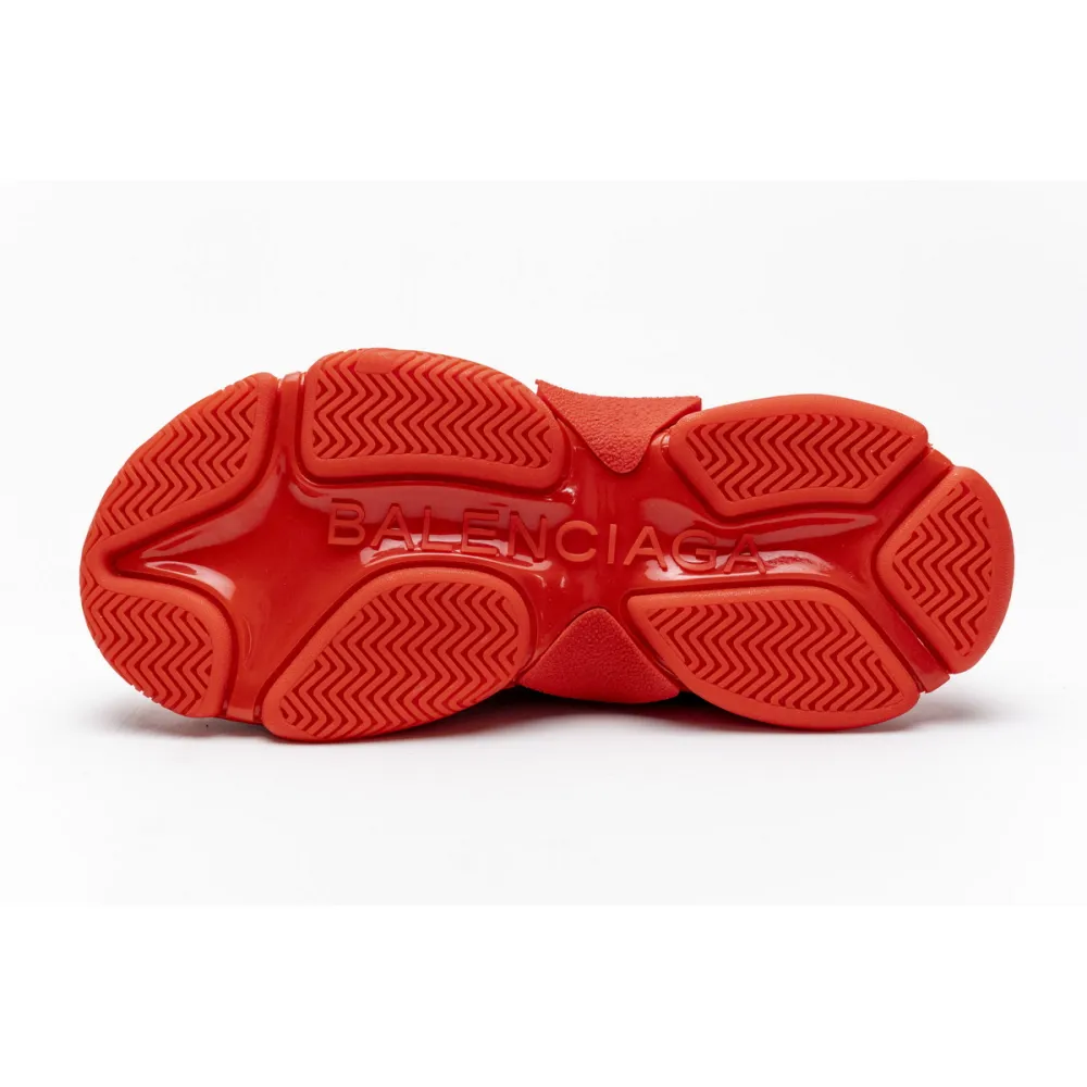 Balenciaga Triple S Allover Logo Red (Women's) 524039W2FA16010