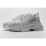 Balenciaga Triple S Allover Logo White (Women's) 524039W2FA19010