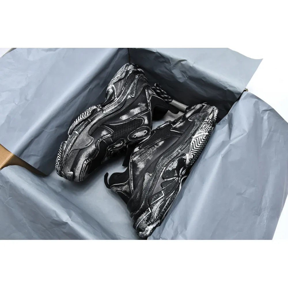 Balenciaga Triple S Black  524039 WN3 1000