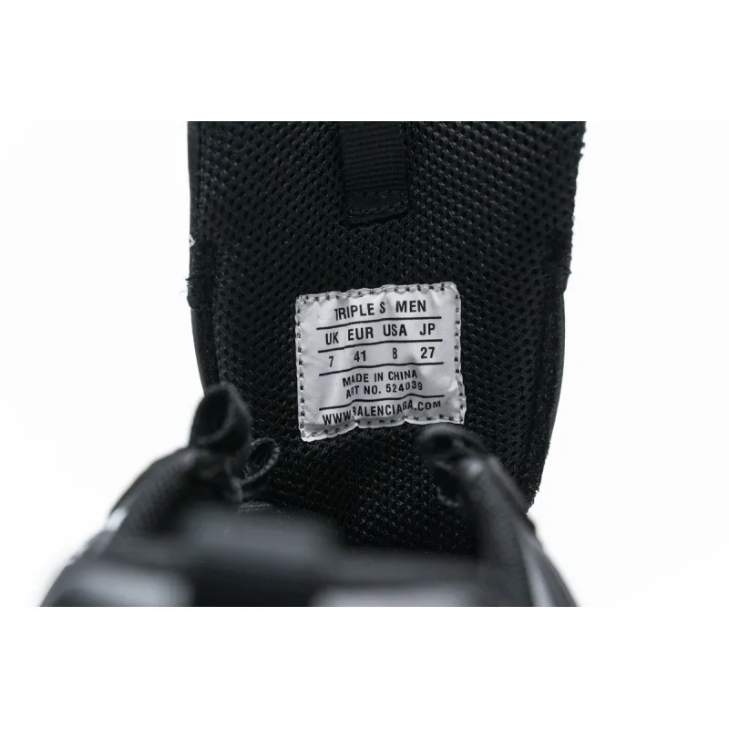 Balenciaga Triple S Black Logo (Women's) 524039 W06E2 2020 