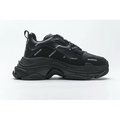 Balenciaga Triple S Black Logo (Women's) 524039 W06E2 2020  02