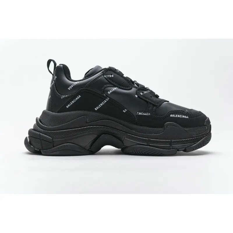 Balenciaga Triple S Black Logo (Women's) 524039 W06E2 2020 