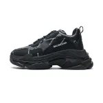 Balenciaga Triple S Black Logo (Women's) 524039 W06E2 2020 