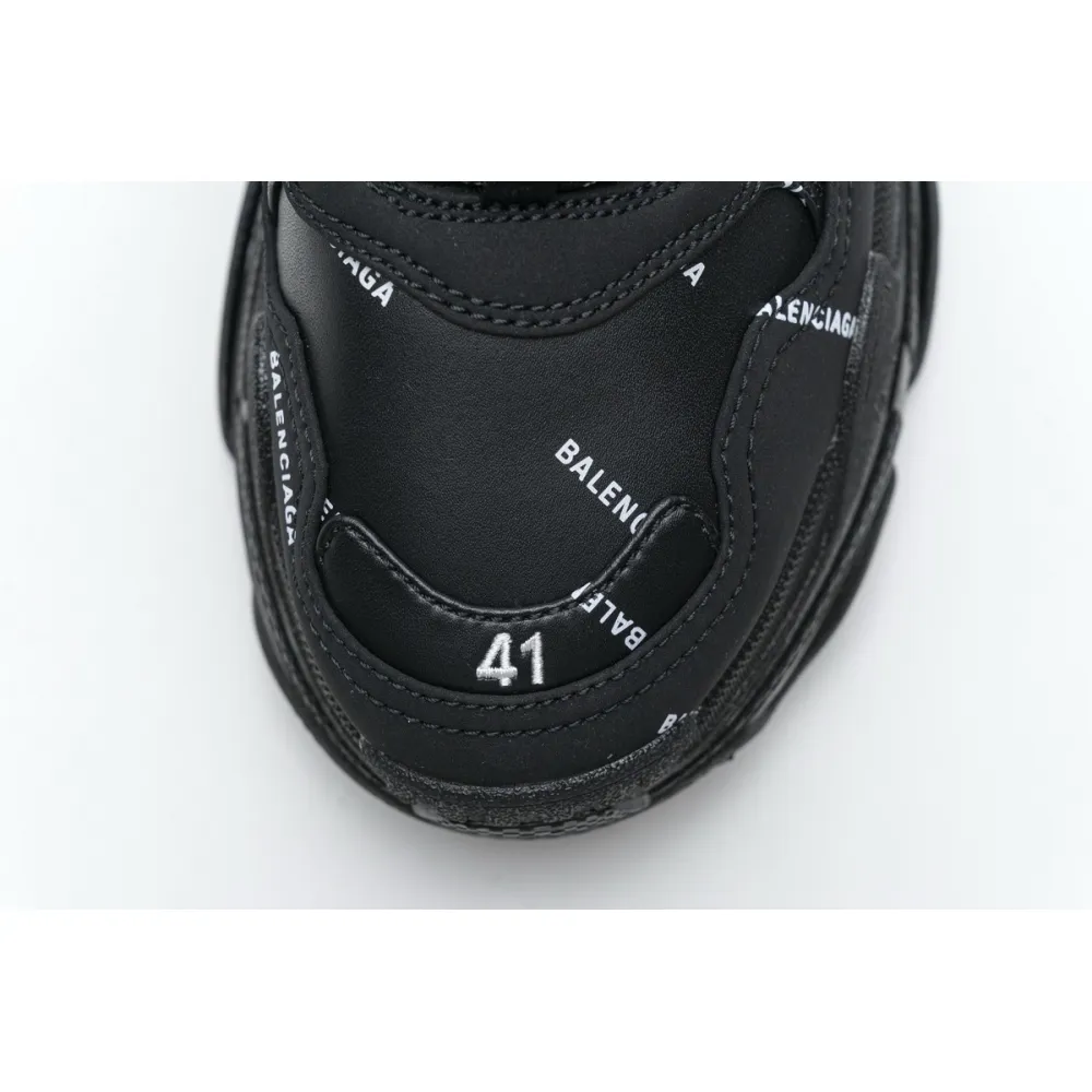 Balenciaga Triple S Black Logo (Women's) 524039 W06E2 2020 