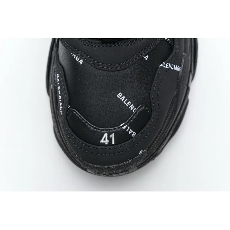 Balenciaga Triple S Black Logo (Women's) 524039 W06E2 2020 