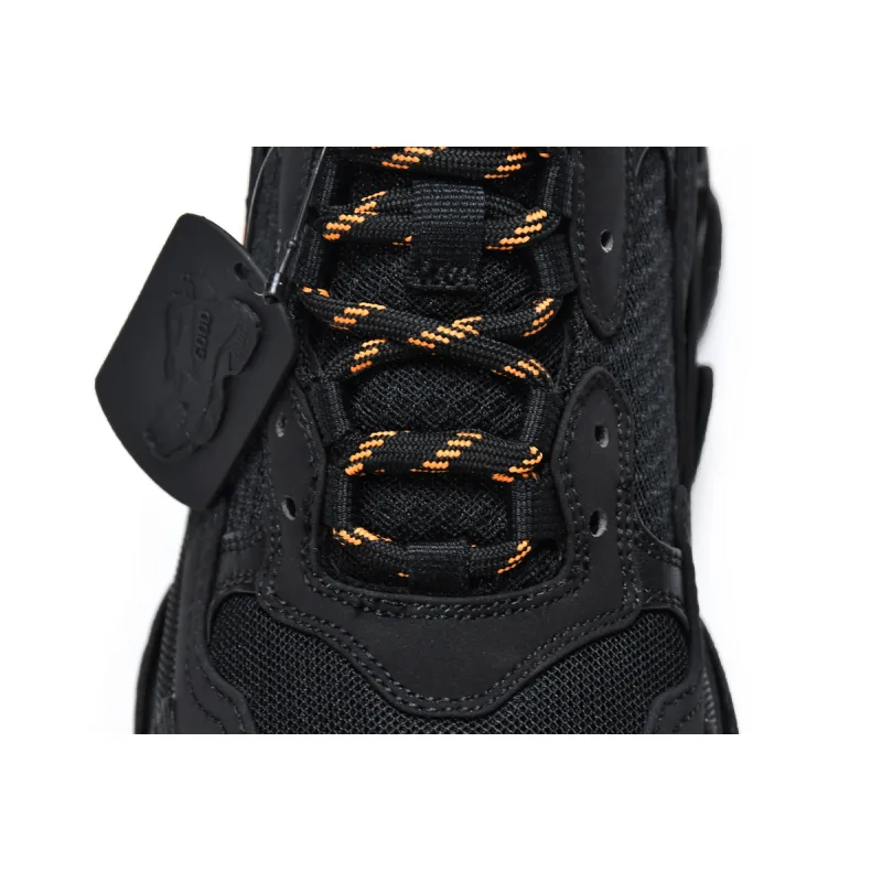 Balenciaga Triple S Black Orange 536737 W2FA1 9188