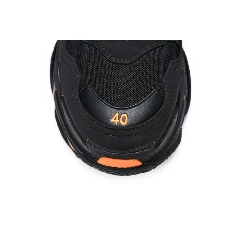 Balenciaga Triple S Black Orange 536737 W2FA1 9188