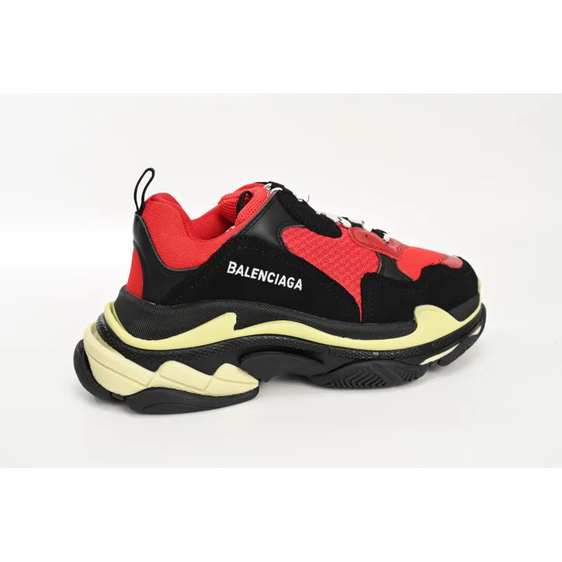 Balenciaga Triple S Black Red Grey 483513 W06E1 1006