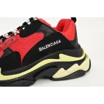 Balenciaga Triple S Black Red Grey 483513 W06E1 1006