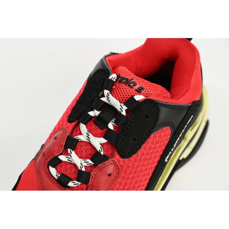 Balenciaga Triple S Black Red Grey 483513 W06E1 1006