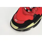 Balenciaga Triple S Black Red Grey 483513 W06E1 1006