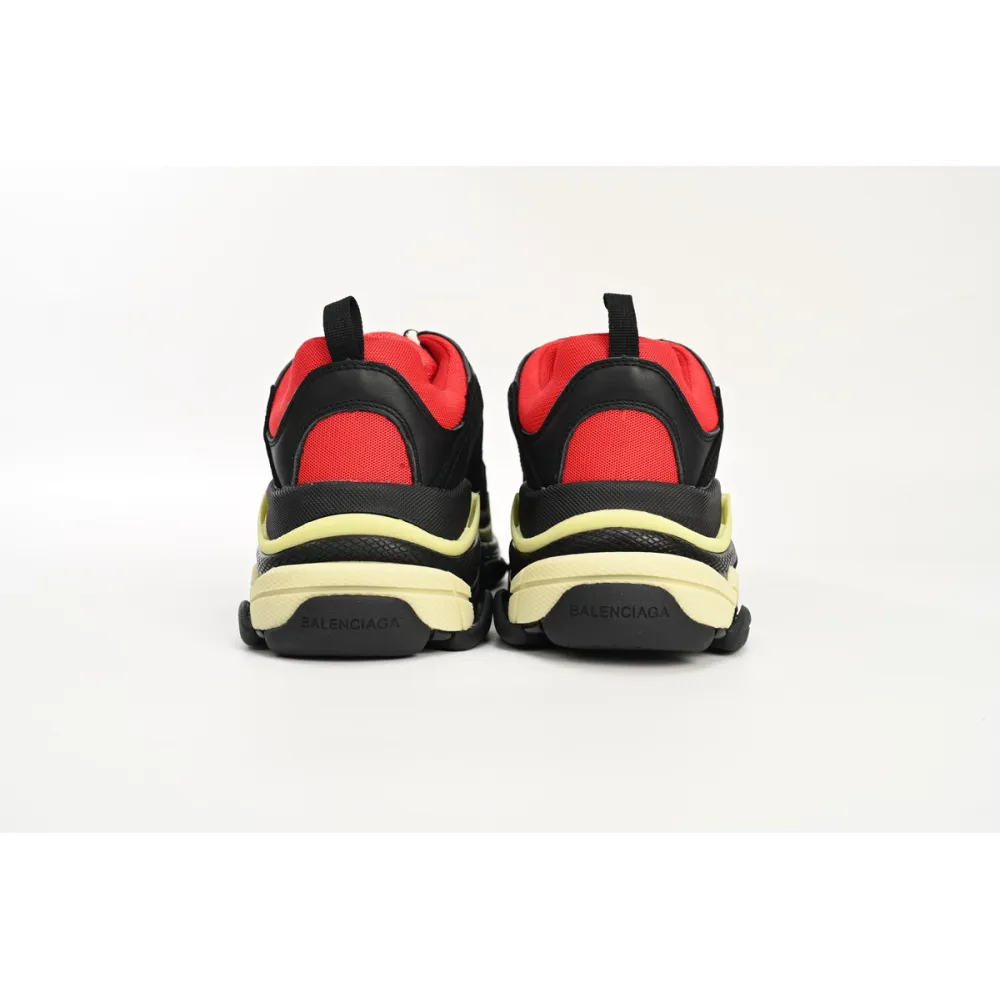 Balenciaga Triple S Black Red Grey 483513 W06E1 1006