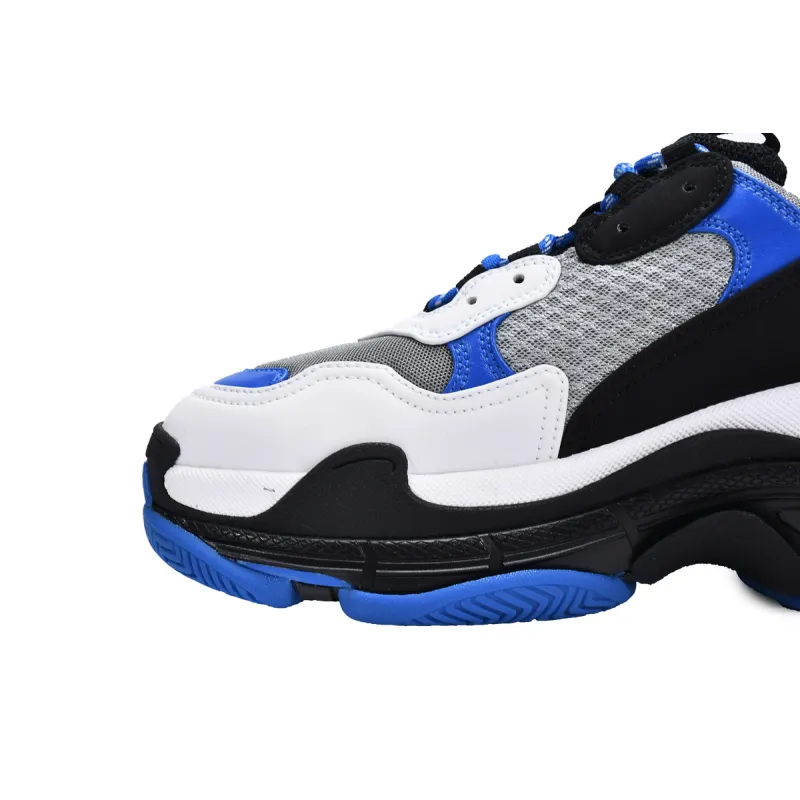 Balenciaga Triple S Black White Blue 536737 W2CA1 4124