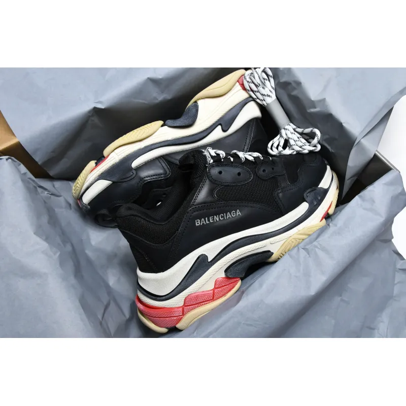 Balenciaga Triple S Black White Red (2018 Reissue) 533882W09O11000