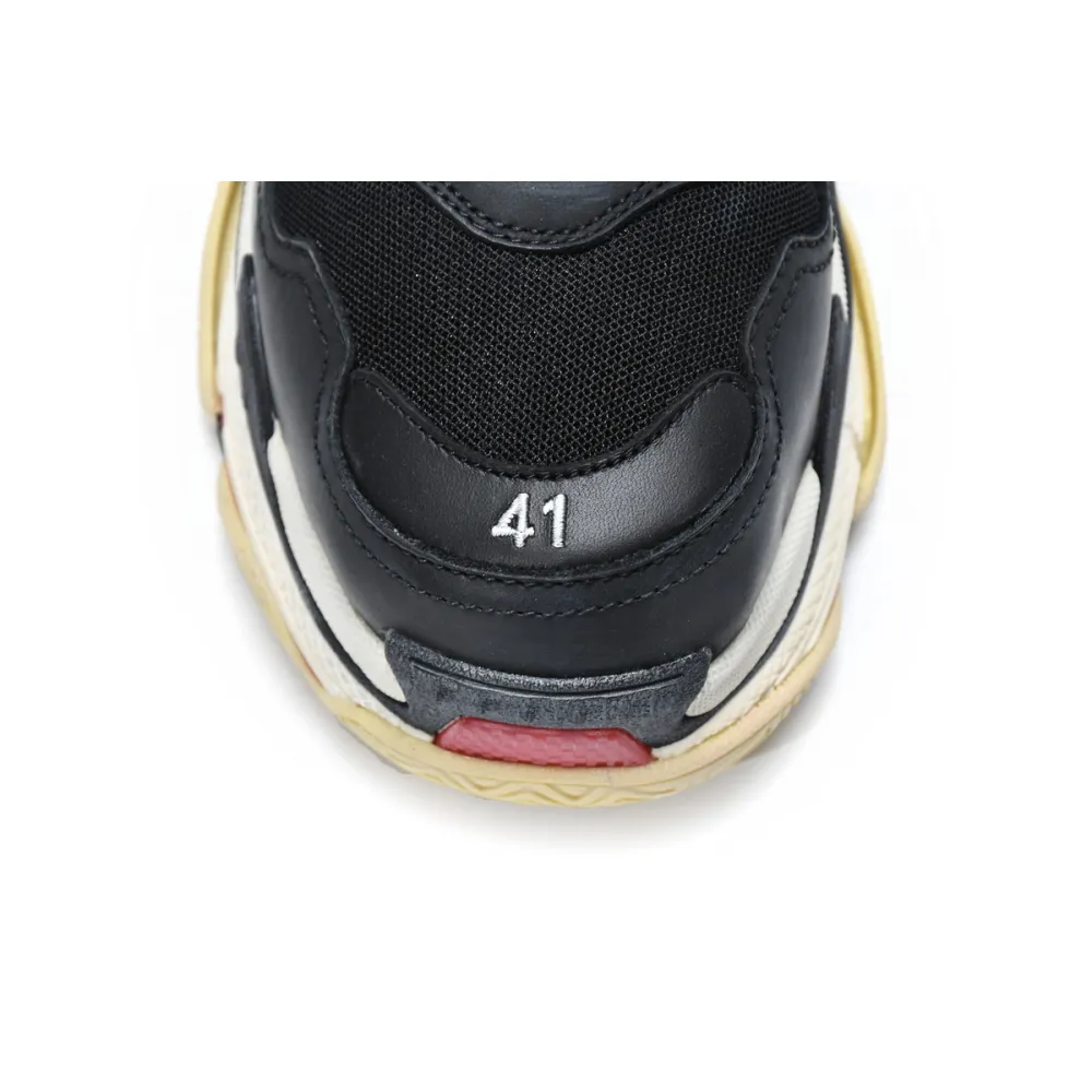 Balenciaga Triple S Black White Red (2018 Reissue) 533882W09O11000