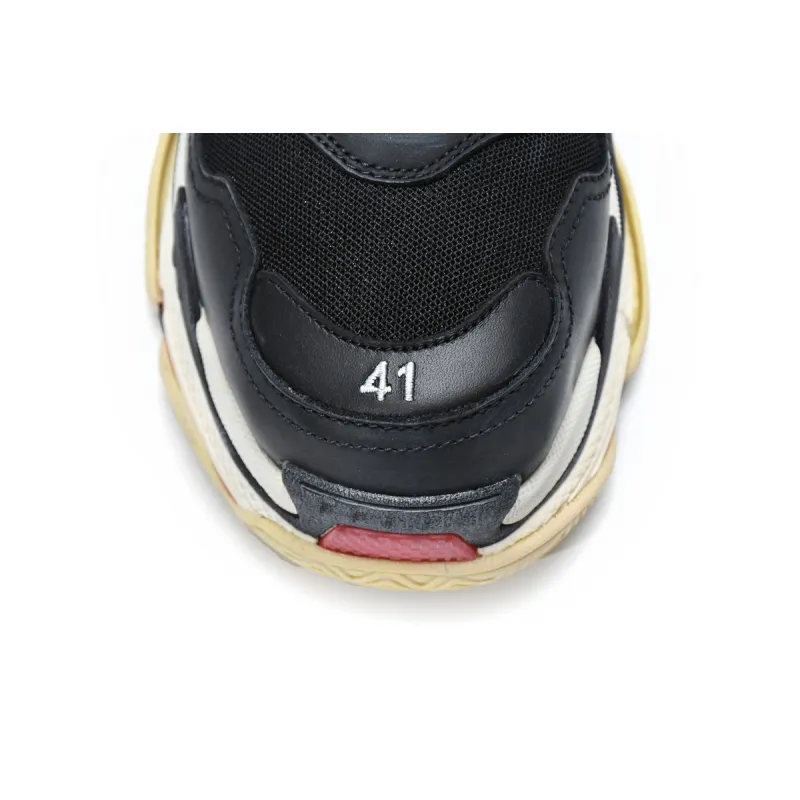 Balenciaga Triple S Black White Red (2018 Reissue) 533882W09O11000