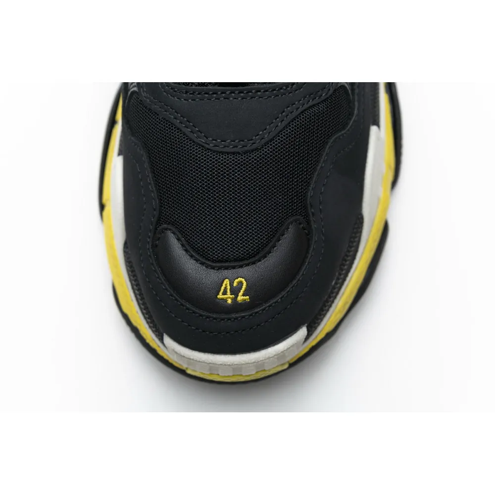 Balenciaga Triple S Black Yellow 483513 W06E1 1078