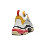 Balenciaga Triple S Cream Yellow Red (Women's)  524038 W09O5 9035 