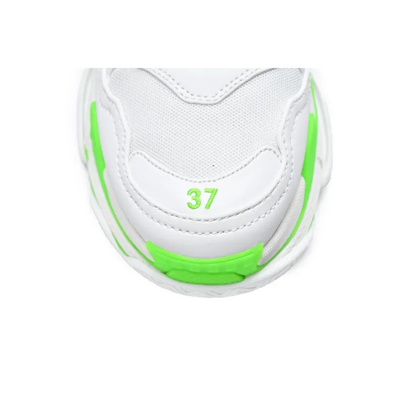 Balenciaga Triple S Fluo Green White (Women's) 524039W2CA33890