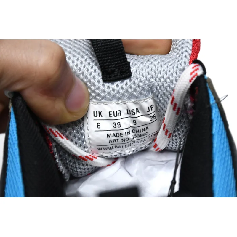 Balenciaga Triple S Grey Red Blue (2018 Reissue)  533883 W09O2 4365