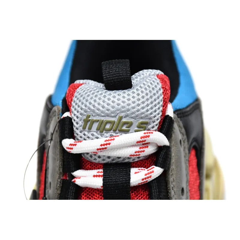 Balenciaga Triple S Grey Red Blue (2018 Reissue)  533883 W09O2 4365
