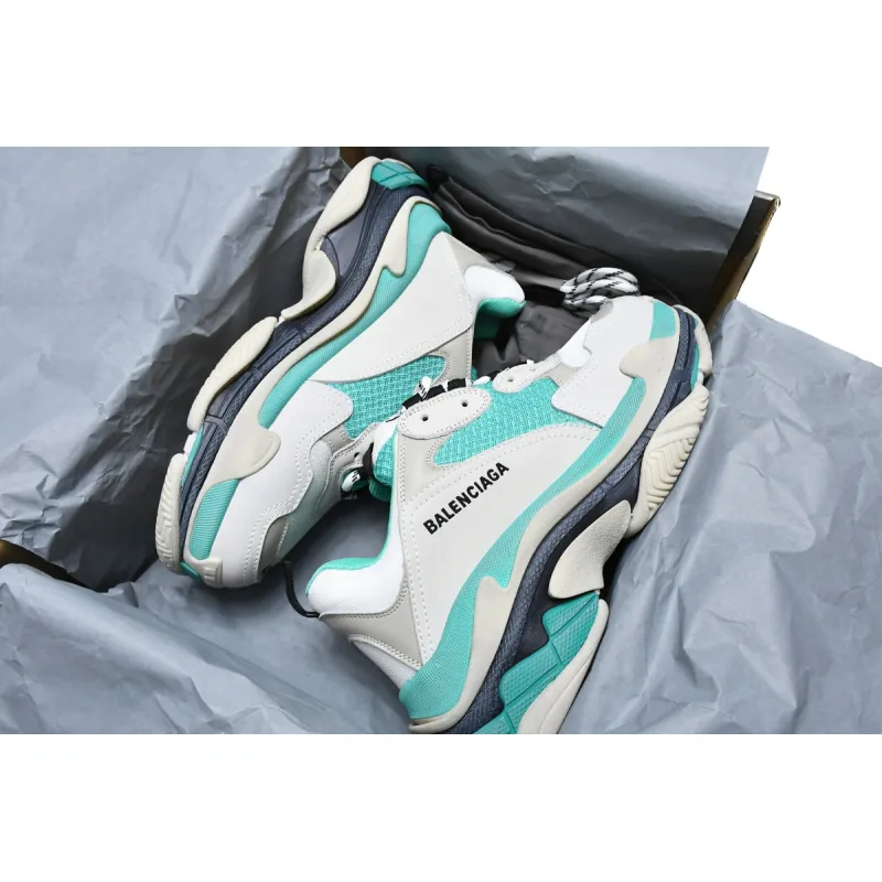 Balenciaga Triple S Mint Green 524039 W09E1 9878