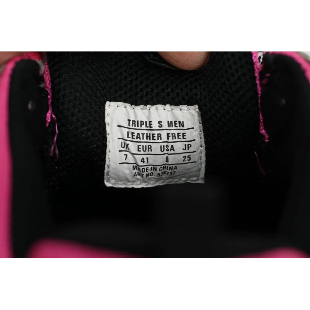 Balenciaga Triple S Pink  541624 W09E1 1708