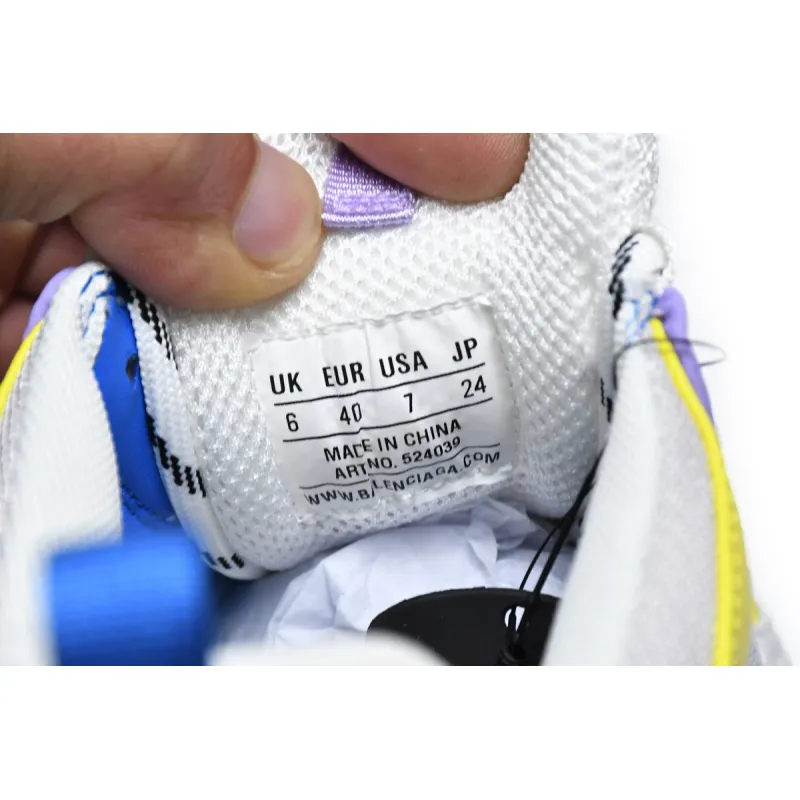Balenciaga Triple S Purple Yellow Blue (Women's) 524039 W09O M9465