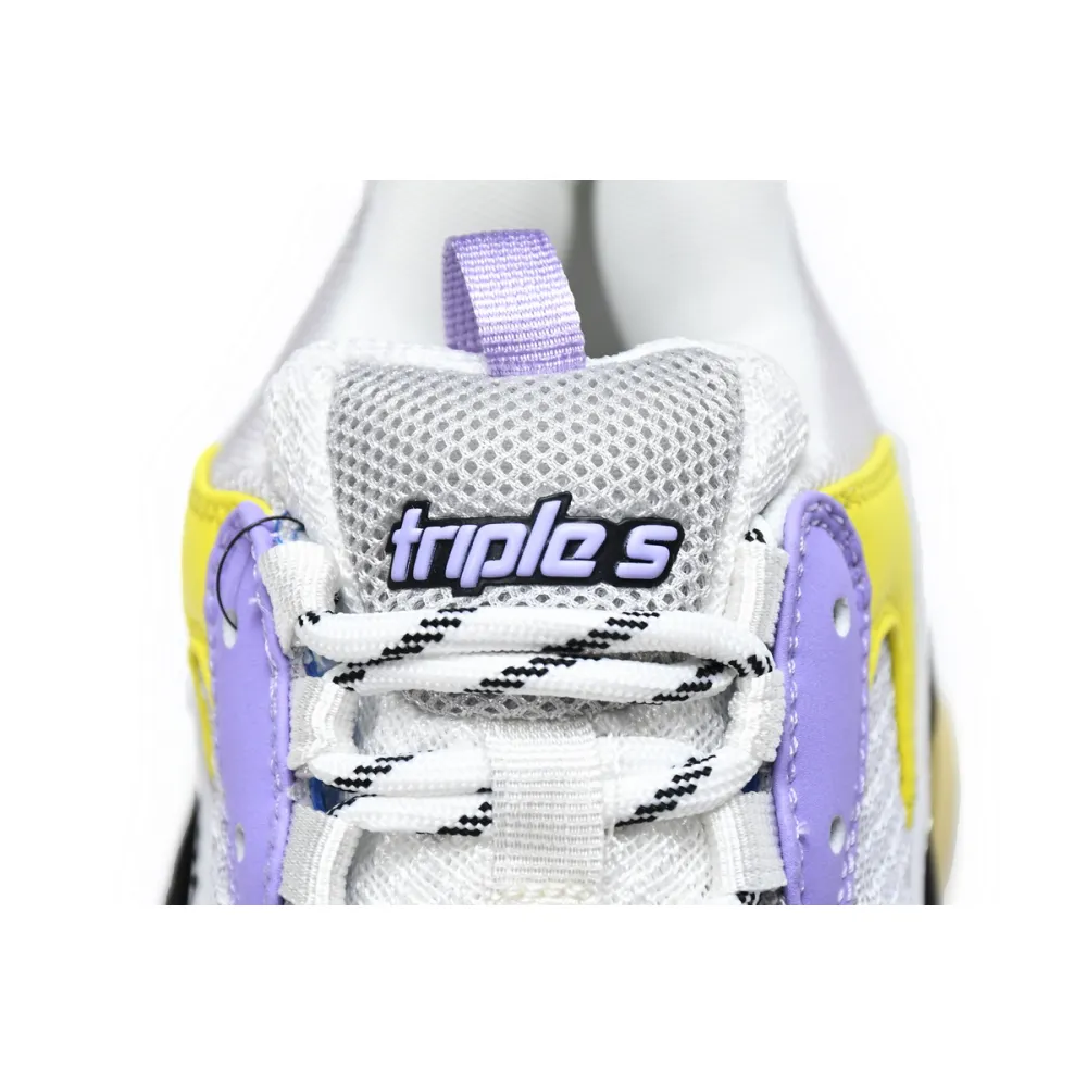 Balenciaga Triple S Purple Yellow Blue (Women's) 524039 W09O M9465