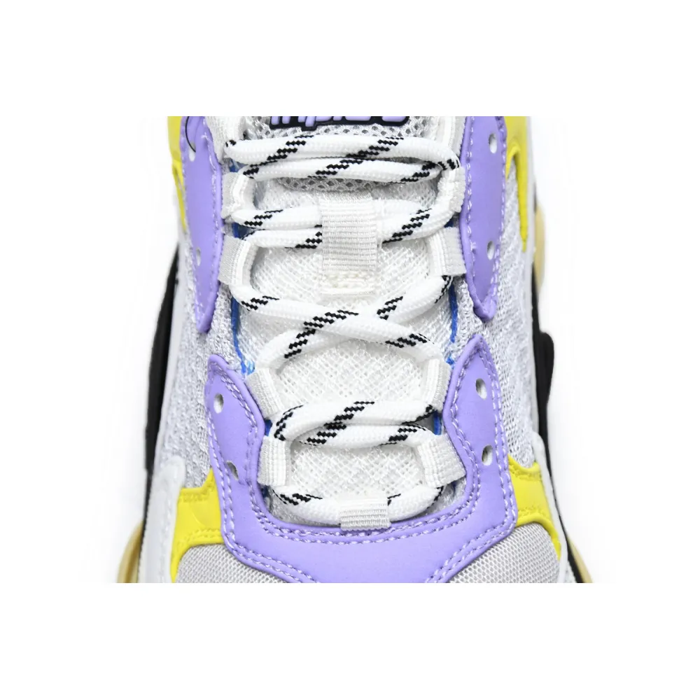 Balenciaga Triple S Purple Yellow Blue (Women's) 524039 W09O M9465
