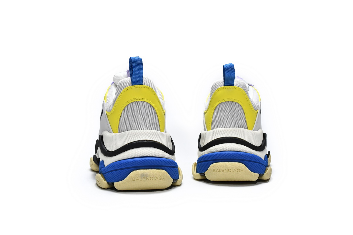 Ba*len*cia*ga triple s purple yellow blue (women