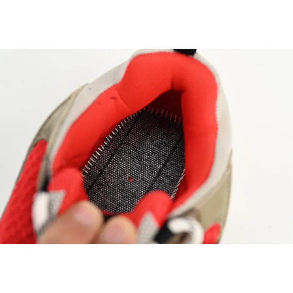 Balenciaga Triple S Red Grey White  541624 W06E2 1863