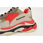 Balenciaga Triple S Red Grey White  541624 W06E2 1863