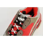 Balenciaga Triple S Red Grey White  541624 W06E2 1863