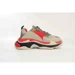 Balenciaga Triple S Red Grey White  541624 W06E2 1863