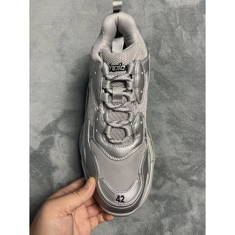 Balenciaga Triple S Silver  536737 W2FS2 8100
